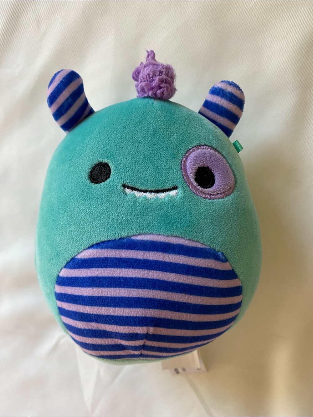 "Rorty" teal Squishmallows monster 5"